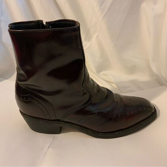 Laredo LONG HAUL Burnt Red  Mens 8.5 D Zipper Boots main image 11
